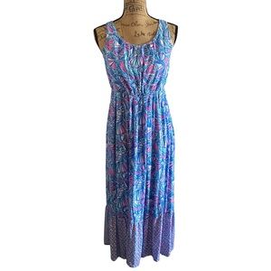 little girl maxi dress Red, White, & Blueberry Adventures Maxi Dress 12Y